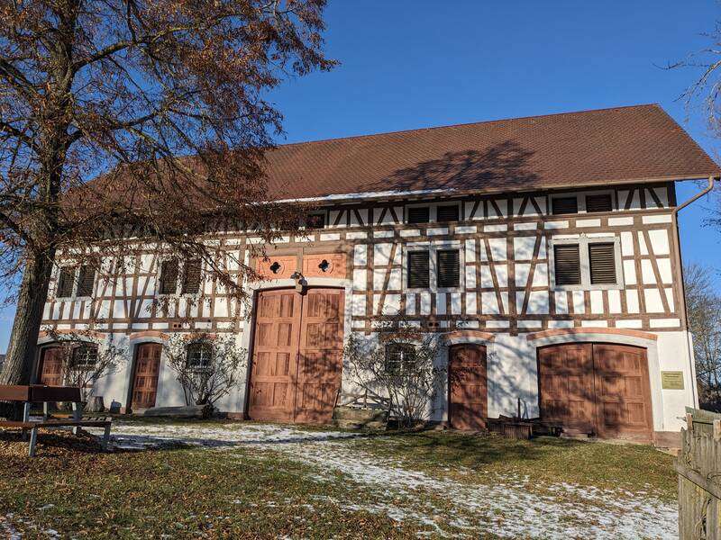 Das Bild zeigt das Bauernmuseum in Bösingen. 